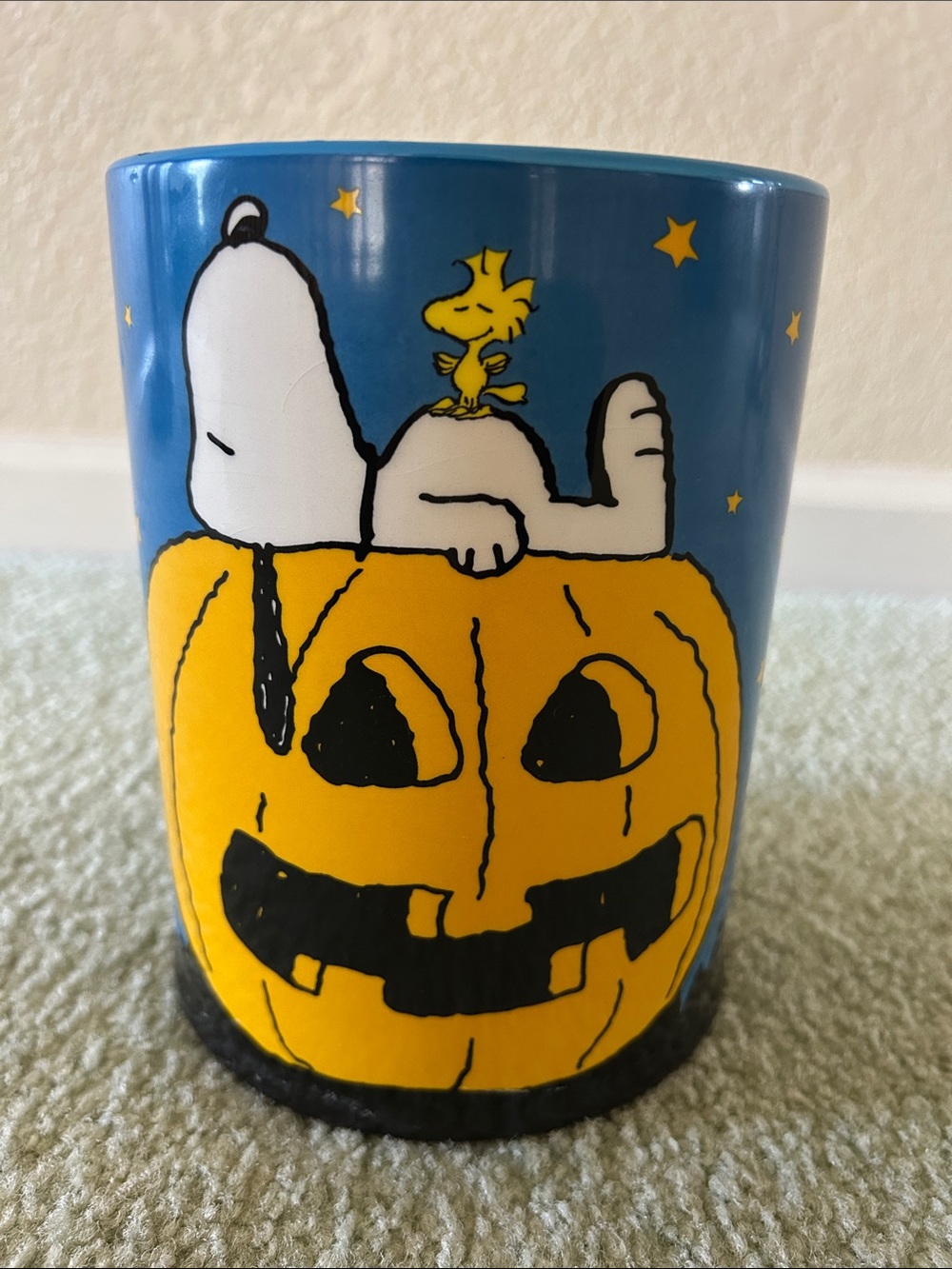 Snoopy peanuts Pumpkin Halloween canister